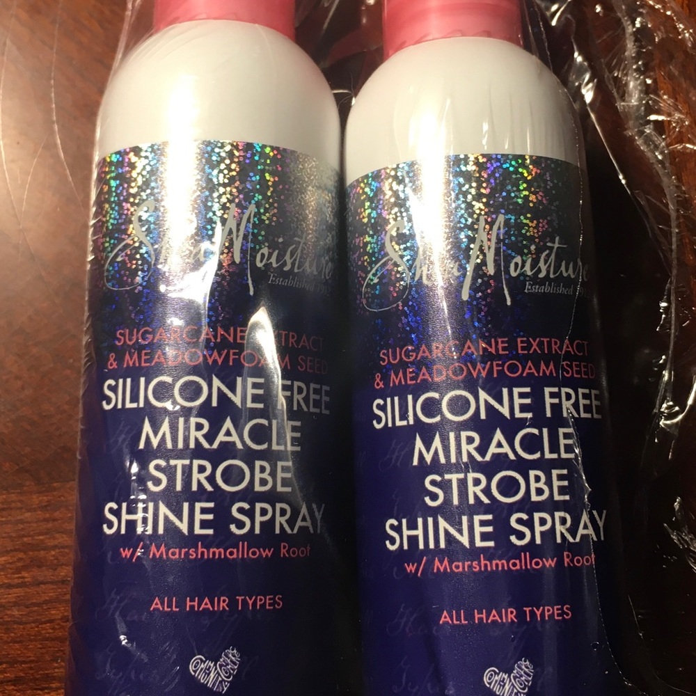 2X Sugarcane Extract & Meadowfoam Seed Silicone Free Miracle Strobe Shine Spray